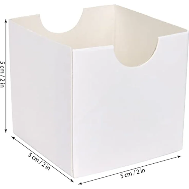 DIY Adventskalender zum Bemalen, Basteln und Selbstgestalten aus Pappe - Weiß - 32,5 cm Höhe – Bild 5