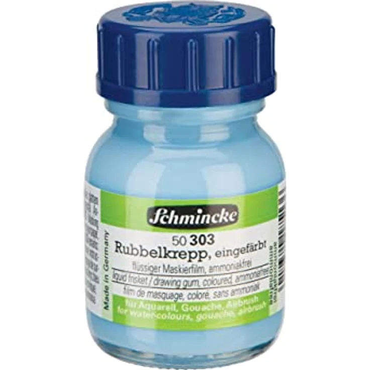 Schmincke Rubbelkrepp, eingefärbt, 20 ml - Künstlerfarben für kreative Maltechniken – Bild 1