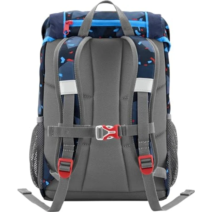 Step by Step Rucksack-Set Kid „Tractor Freddy“ blau, ergonomisch mit Sitzkissen und höhenverstellbarem Brustgurt, 13 l – Bild 4