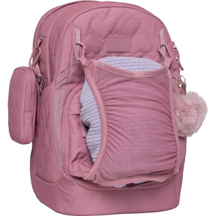 Beckmann Norway Schulrucksack Sport Air, 30 Liter, ergonomisches Tragesystem, grün, wasserabweisendes Material aus recycelten PET-Flaschen – Bild 7