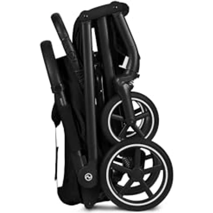 Cybex Beezy Buggy 2026, leichter Stadt-Buggy ab Geburt bis 4 J. (22 kg), kompakt faltbar, Magic Black – Bild 4
