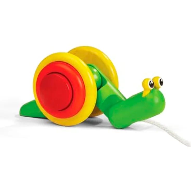 PlanToys Holzspielzeug Pull-Along Schnecke