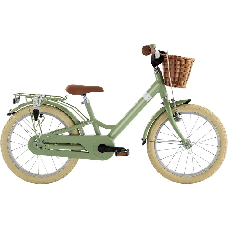 Puky YOUKE 18 Classic, Kinderfahrrad mit niedrigem Einstieg, Gepäckträger, Glocke und Sicherheitsfunktionen