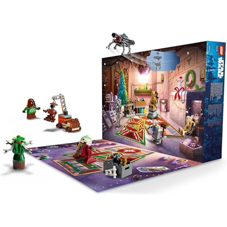 LEGO Star Wars Adventskalender 2025 (75418), mit beliebten Charakteren und Mini-Modellen zur kreativen Gestaltung der Droidenschmiede – Bild 3