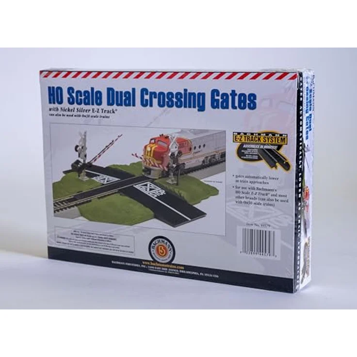 Bachmann Züge Snap – Passform E – Z Track Crossing Gate â € Ho Maßstab - Authentisches Crossing Gate für Bachmann E-Z Track, Farbenfrohes Design, Einfache Installation – Bild 4