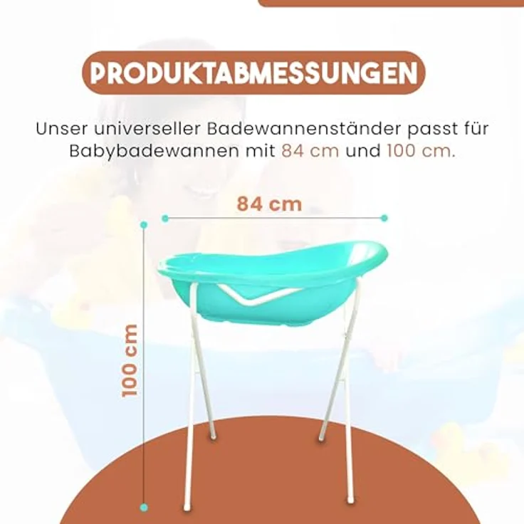 Best For Kids Universalständer für Babywannen, 84 und 100 cm ohne Babywanne – Bild 3