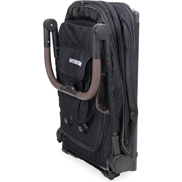 Wonderfold PFM Pet Medium Premium Flat Fold Stroller, Tier-Buggy in Schwarz, Textil, 55x106.70x70.6 cm, für Baby on Tour – Bild 8