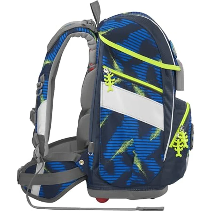 Step by Step Schulranzen-Set 2IN1 Plus „Police Car Cody“ 6-teilig, ergonomischer Tornister, höhenverstellbar mit Hüftgurt, 19L, blau-gelb – Bild 4