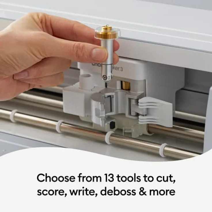 Cricut Maker 3 | Ultimative smarte Bastelmaschine im Starter-Bundle | Edition 2024, schneidet über 300 Materialien – Bild 5