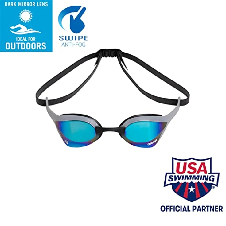 Arena Herren Cobra Ultra Swipe Mr Brillen, Blue-Silver, Einheitsgröße – Bild 3