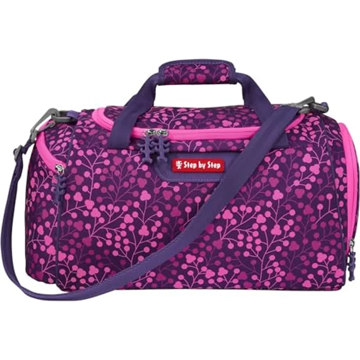 Step by Step Sporttasche 36 cm, lila, Polyester, Butterfly Night Ina, 36 x 19 x 20 cm – Bild 1