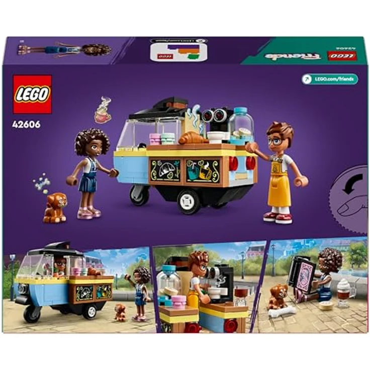 LEGO Friends 42606 Rollendes Café, Kleines Set mit Bäckerei-Spielzeug – Bild 8