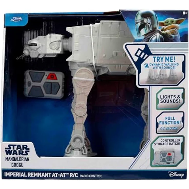 Jada Star Wars AT-AT Walker ferngesteuertes Fahrzeug, 33 cm mit motorisiertem 4-Bein-Laufmechanismus und LED-Laserkanonen mit Soundeffekten – Bild 9