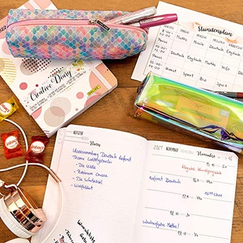 ONLINE Premium Schlampermäppchen Echtleder - Federmäppchen Mit Reißverschluss