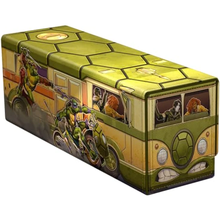 Ultimate Guard Archive 400+, Sammelkarten-Zubehör für Magic: The Gathering mit Teenage Mutant Ninja Turtles Artwork, widerstandsfähiges Xenoskin-Material, starker Magnetverschluss – Bild 2