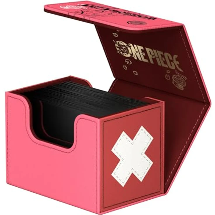 Ultimate Guard Sidewinder 80+ Xenoskin Deck-Box, pink, für bis zu 80 doppelt gesleevte Karten mit Magnetverschluss und Mikrofaserinnenseite – Bild 3