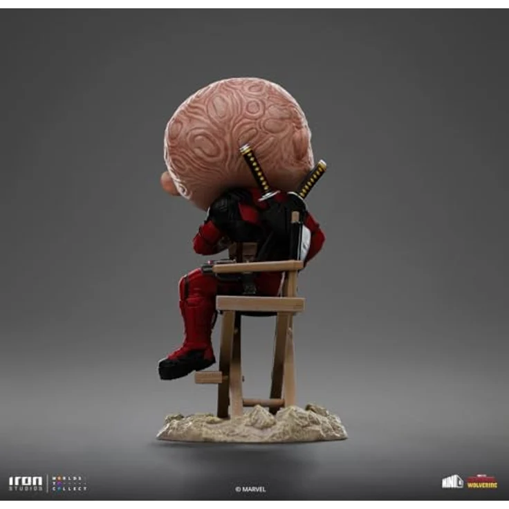 Iron Studios Deadpool Kunststatue, 1/10 Maßstab, unmaskiert, Minico Polystone-Harz, mehrfarbig, 13,7 cm – Bild 5
