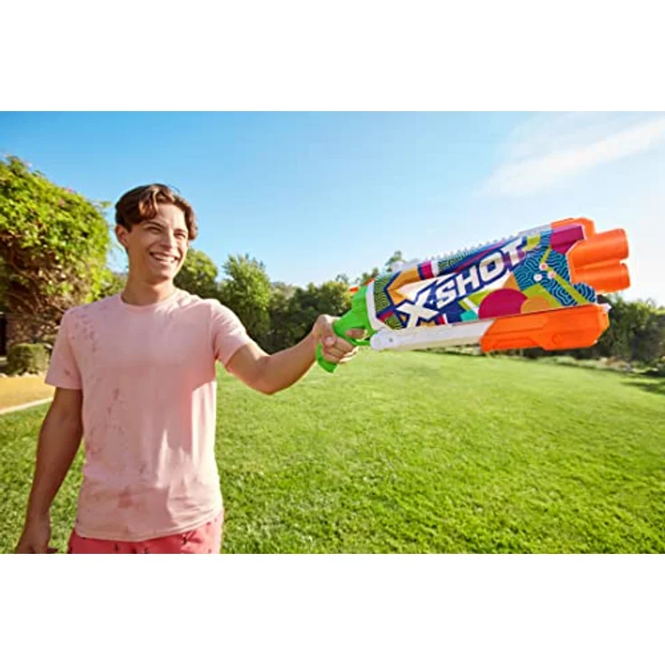 ZURU XShot Skins Wasserpistole, Pump Action mit Fast Fill Technologie, 1 Stück – Bild 9