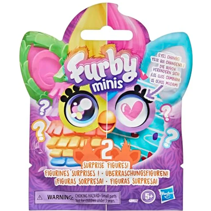 Furby Minis 2er-Pack, Überraschungsfiguren im Furby Look, 2,5 cm, Serie 1, ab 5 Jahren