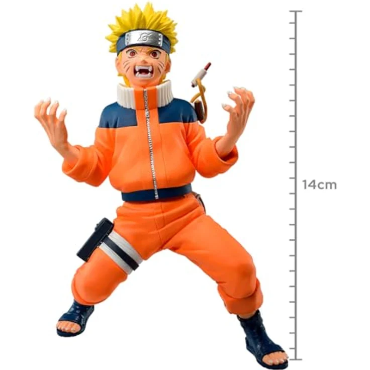 BANPRESTO Naruto Uzumaki II Vibration Stars, Sammelfigur 14 cm, mehrfarbig, hohe Qualität – Bild 3