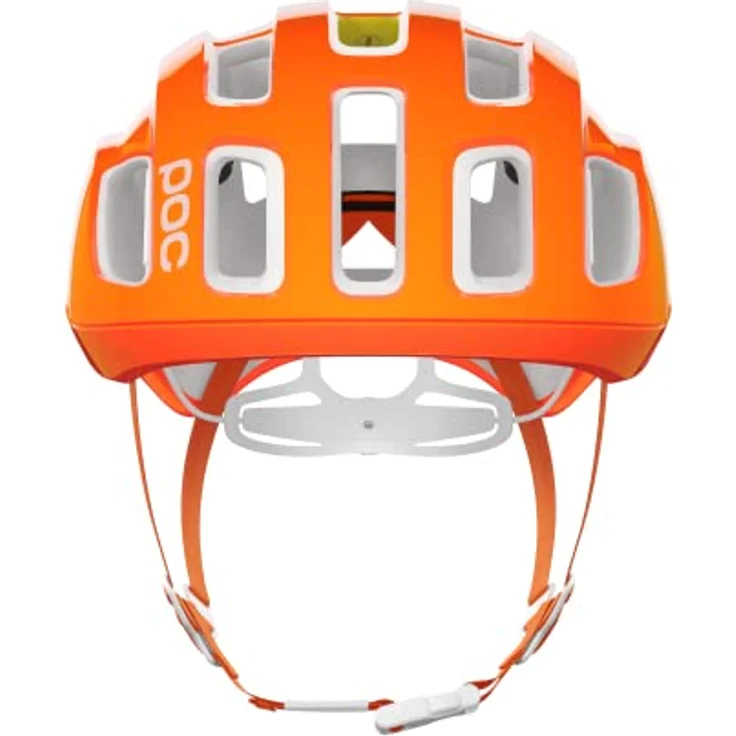 POC Ventral AIR MIPS Rennradhelm - Fahrradhelm mit präzisen Belüftungsöffnungen, Fluorescent Orange AVIP – Bild 2
