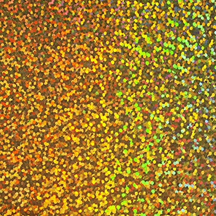 plottiX EffektFlex Aufbügelfolie gold, 32 x 50 cm, schimmernde Thermotransferfolie für Textilien – Bild 2