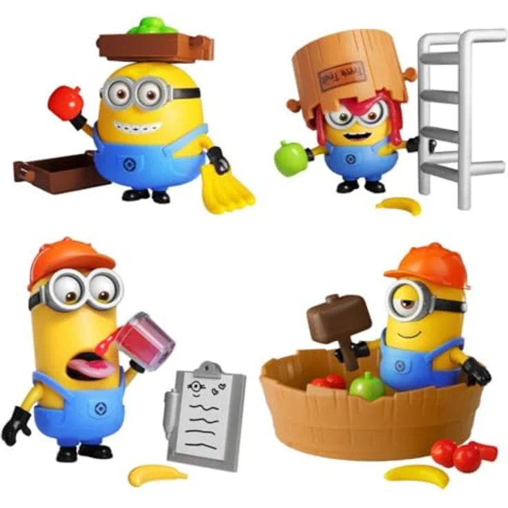 Blokees Minions Blokees PreCool Jelly Factory Series 1, Sammelfiguren-Modellkit Sortiment (8 Stück) – Bild 2
