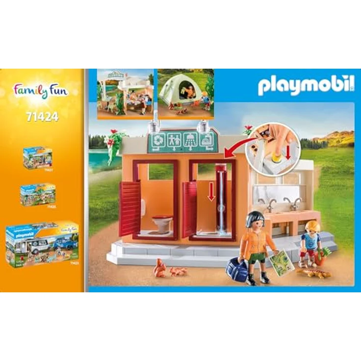 Playmobil® Konstruktions-Spielset Campingplatz (71424), Family & Fun, (100 St) – Bild 5
