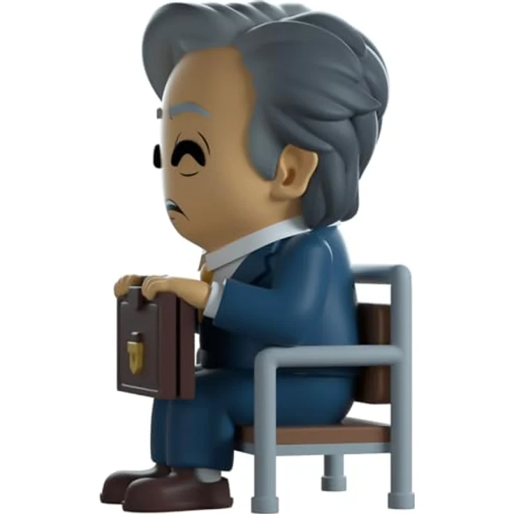 Youtooz FNAF Movie Doug 11,4 cm Vinyl-Figur, Sammlerstück aus Five Nights at Freddy's - Metall- und Holzstuhl, brauner Koffer – Bild 4