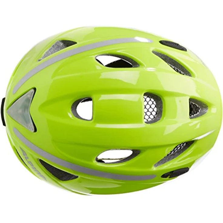 Alpina Kids Ximo Flash Be Visible Reflection, Größe 45 - 49 cm - Fahrradhelm, Farbe Gelb – Bild 13