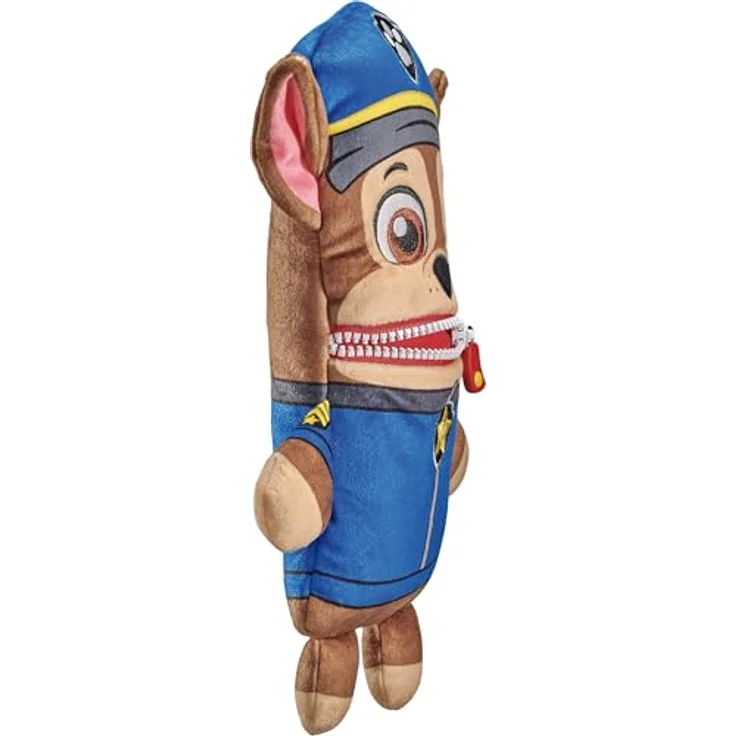 Schmidt Spiele Sorgenfresser Paw Patrol Chase, 28 cm Plüschfigur aus hochwertigem Material, handwaschbar, für Kinder ab 0 Jahren – Bild 4