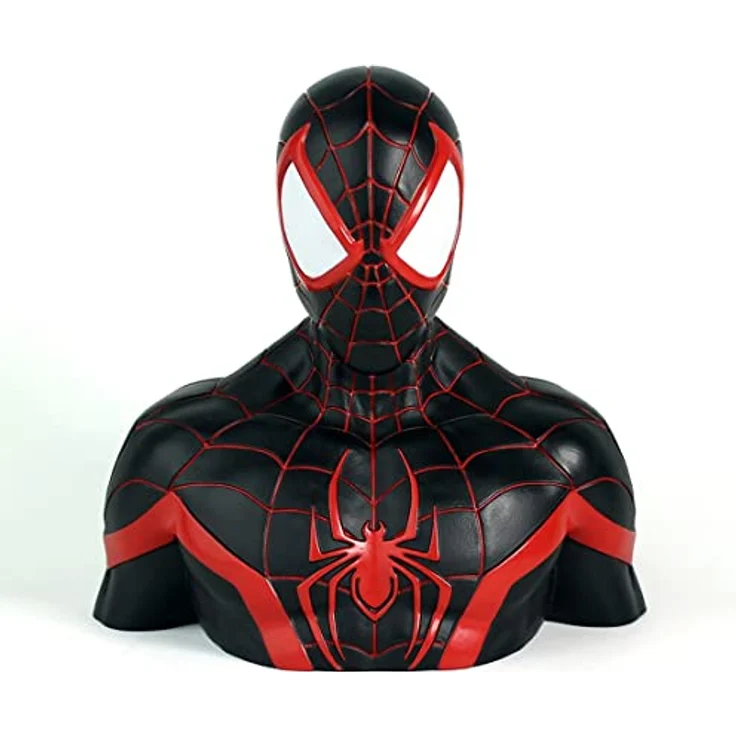 Semic Distibution Morales Deluxe Spardose Spider-Man (Miles Morales), 25 cm, Mehrfarbig aus PVC – Bild 2