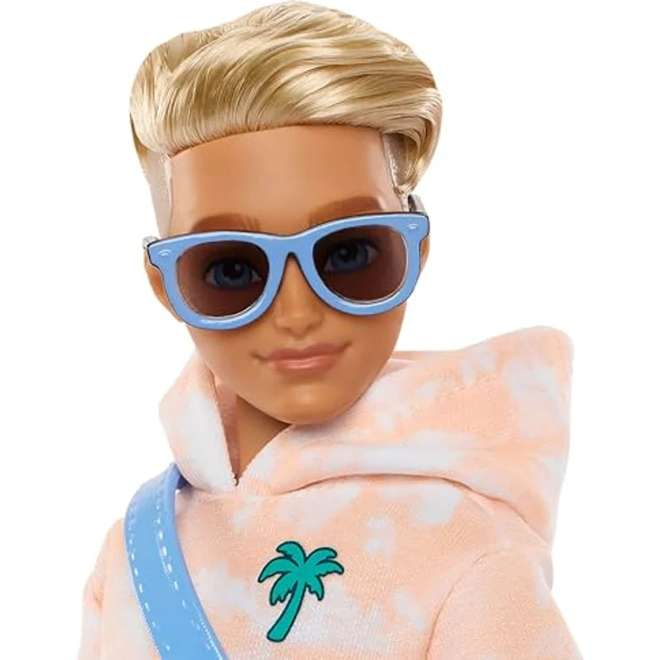 Barbie Anziehpuppe Barbie Dream Besties Ken, Modepuppe mit blonden Haaren und umweltbewusstem Zubehör – Bild 4