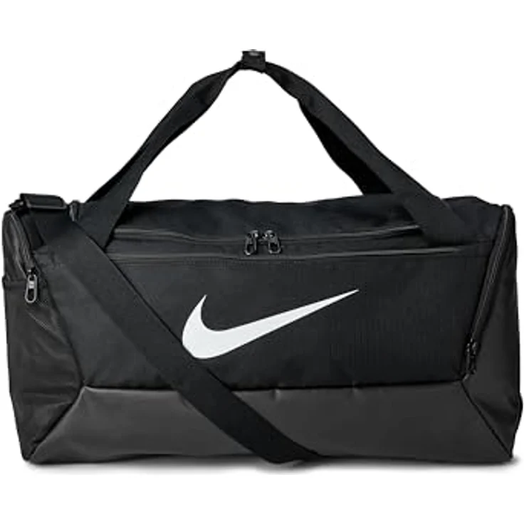 Nike Sporttasche NK BRSLA S DUFF - 9.5 (41L) BLACK/BLACK/WHITE, Kindersporttasche mit separatem Schuhfach – Bild 2