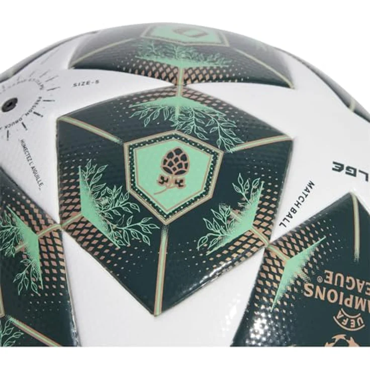 adidas UCL League Fußball 2024 2025 Weiß/Grün Größe 4 - TSBE-Technologie für präzise Kontrolle und magische UCL-Momente – Bild 4