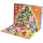 BANDAI Littlest Pet Shop Adventskalender, 8 Mini-Tierfiguren und 16 Zubehörteile, 24-Tage-Weihnachtskalender für Kinder ab 4 Jahren - BF00758