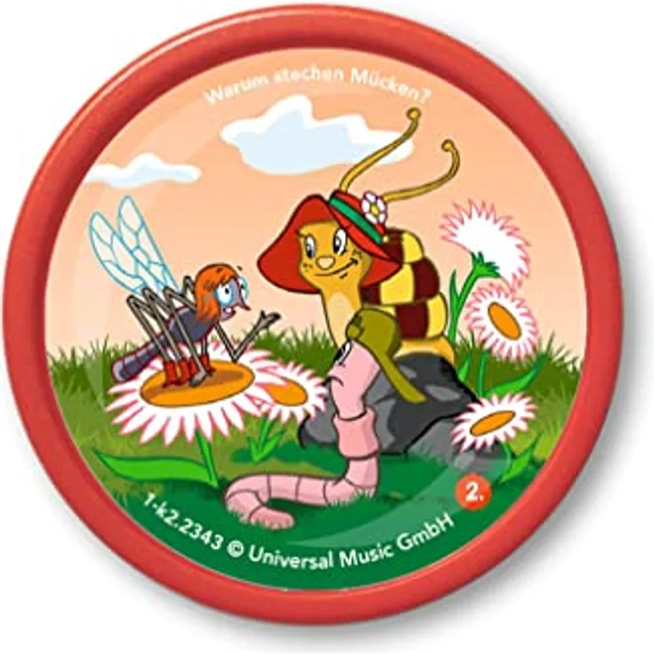 Kekz Audiochip für Kekzhörer, Die Kleine Schnecke Monica Häuschen - Kekz 2: Warum stechen Mücken?, Hörspiel für Kinder ab 3 Jahren, Spielzeit ca. 45 min