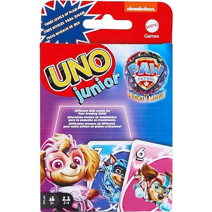 UNO Junior Nickelodeon Paw Patrol The Movie 2 Kartenspiel | Familie, Erwachsene & Party Spieleabend | 2 bis 6 Spieler – Bild 1
