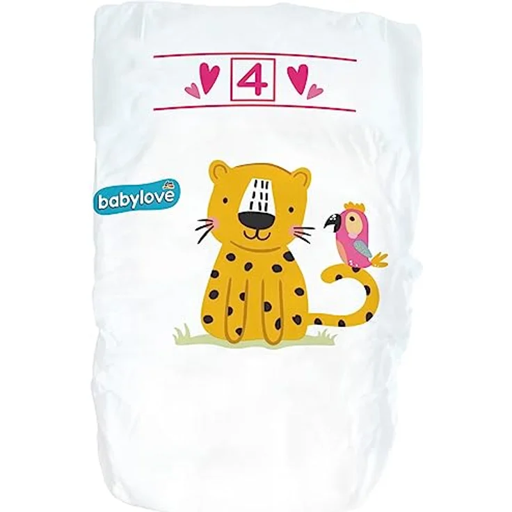 babylove Windeln Premium aktiv plus Größe 4, maxi 7-18kg, Jumbo Pack 2x42 Stück, 84 St – Bild 3