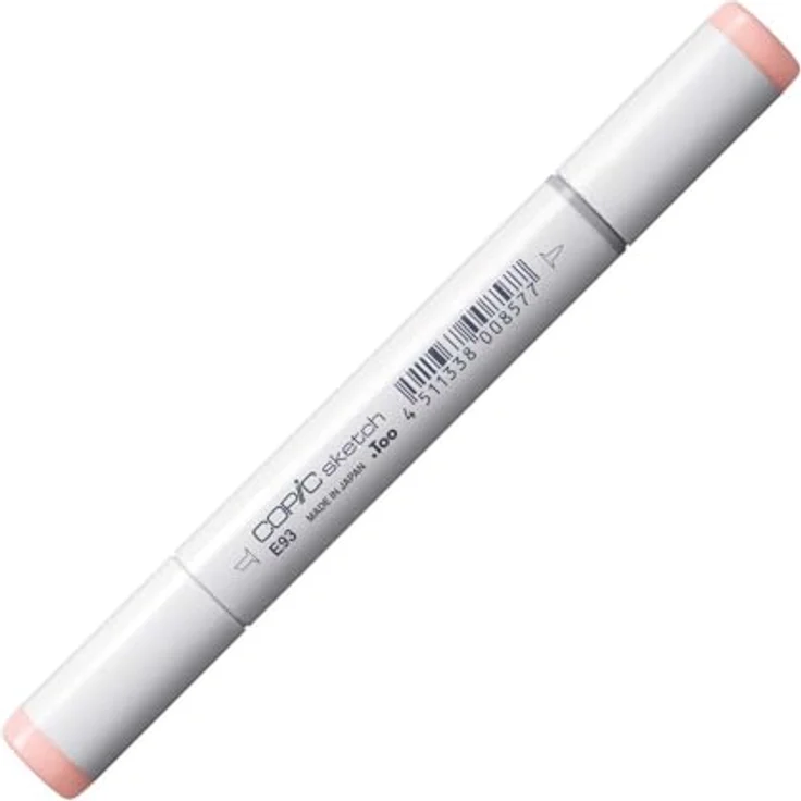 Copic COPIC Sketch Marker Typ E - 93, Tea Rose, professioneller Pinselmarker mit Super-Brush- und Medium-Broad-Spitze, schnelltrocknend und wischfest – Bild 2