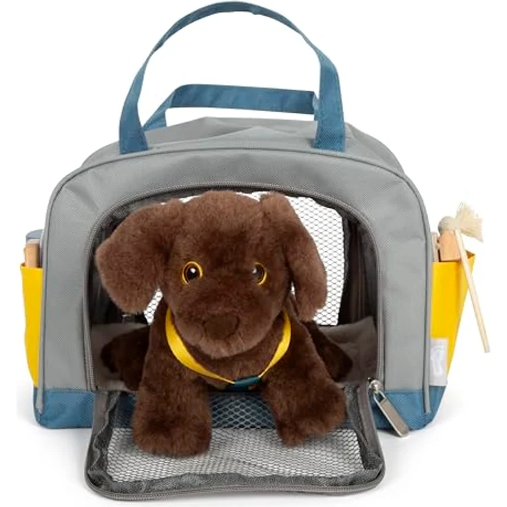 Small Foot Plüschfigur Hund mit Tasche (Set, 15-St), mit Pflege- und Tierarzt-Zubehör – Bild 4