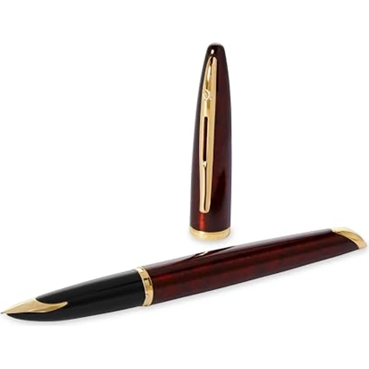 Waterman Expert, Schreibstift mit palladium-plattierten Zierteilen, satinierter Edelstahl-Oberfläche, blauer Tinte, mittel (M), Silber – Bild 2