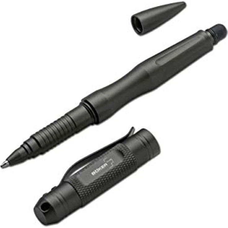 Böker iPlus TTP, taktischer Schreibstift in Schwarz mit langlebigem Körper und hoher Schreibqualität – Bild 2