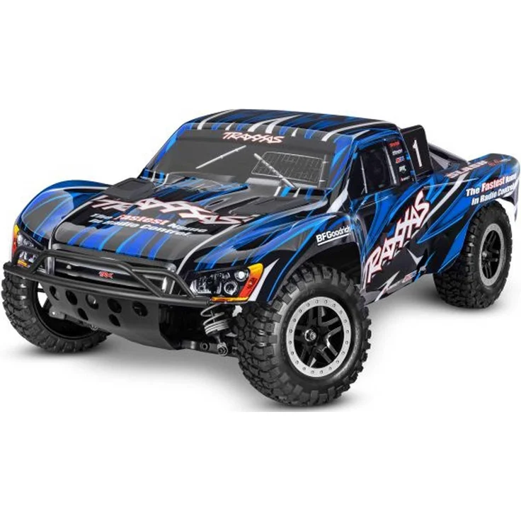 Traxxas Slash 4x4 VXL Clipless, RTR Brushless Short-Course Truck mit Velineon Motor, blau