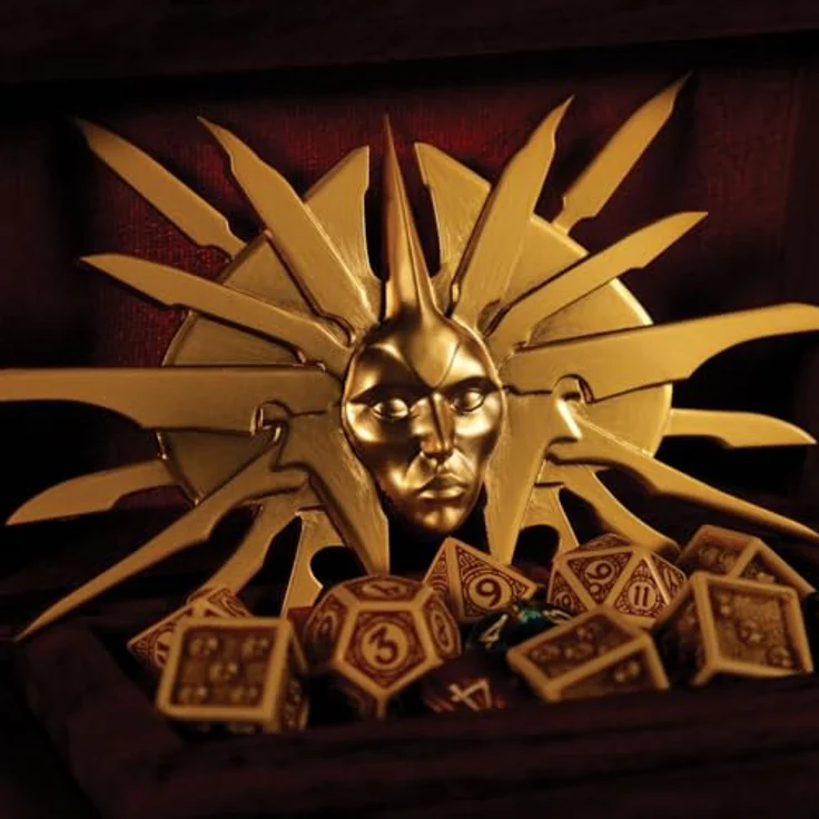 Fanattik Dungeons & Dragons médaillon Lady of Pain Limited Edition, Goldfarbene Sammleredition mit stark geprägtem Design, limitiert auf 5.000 Stück weltweit – Bild 8