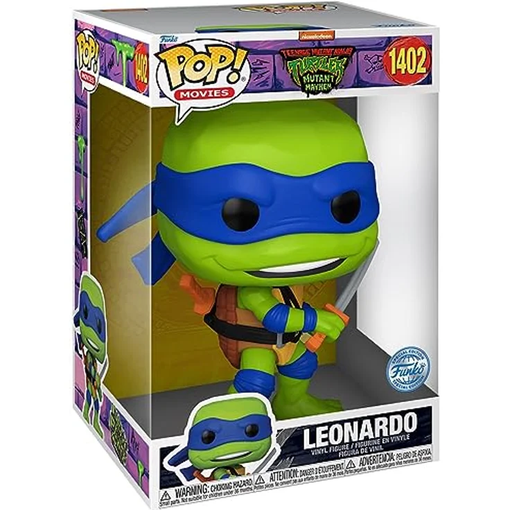 Funko POP! Jumbo: Teenage Mutant Ninja Turtles Vinyl-Sammelfigur, 25,4 cm groß, offizielle Handelsware für Sammler und Fans – Bild 1