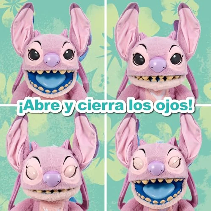 Famosa Disney Stitch Angel, Elektronisches Plüschtier 45 cm mit interaktiven Sensoren und über 100 Reaktionen – Bild 5