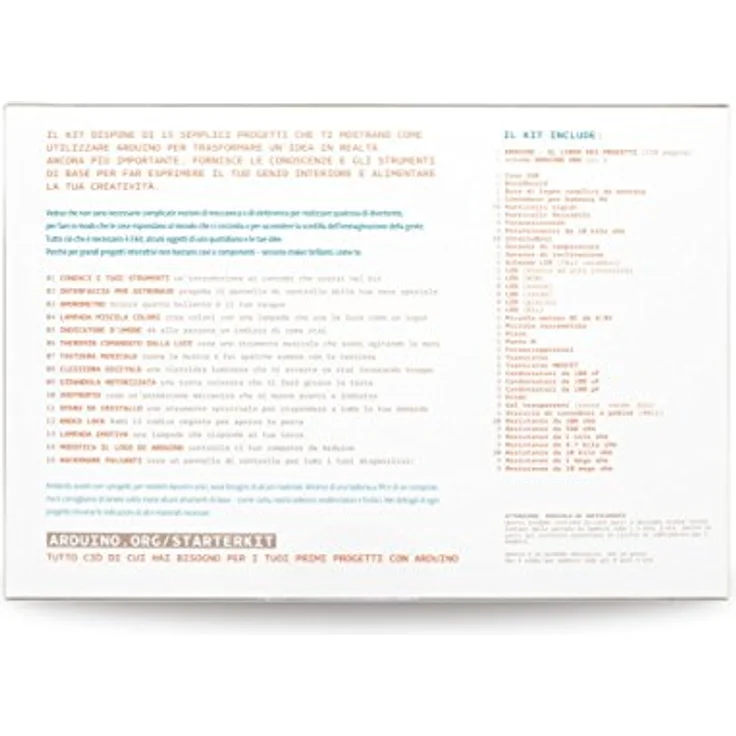 Offizielles Arduino Starter Kit für Anfänger K010007 [Projektbuch auf Italienisch] – Bild 3