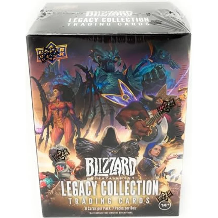The Upper Deck Company Blizzard Legacy Collection Trading Cards (Blaster), Sammelsortiment mit abwechslungsreichen Motiven aus Blizzard-Spieluniversen – Bild 1