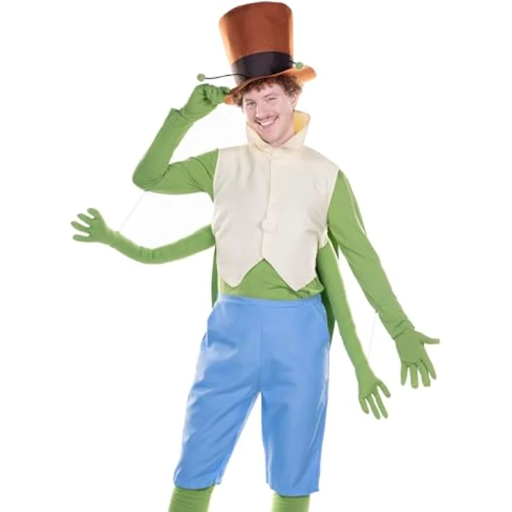 Maskworld Flip Grashüpfer Kostüm - Biene Maja Tierkostüm - Größe: XXL - Offizielles Lizenzprodukt - Karneval, Halloween & Motto-Party – Bild 3